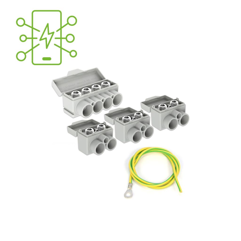 Single- and multi-pole terminal strip
