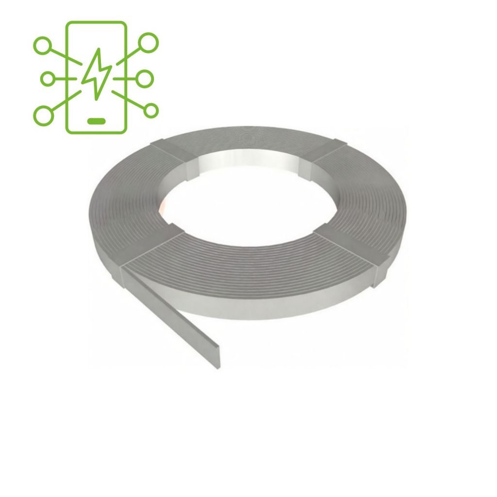 Flat strip for lightning protection