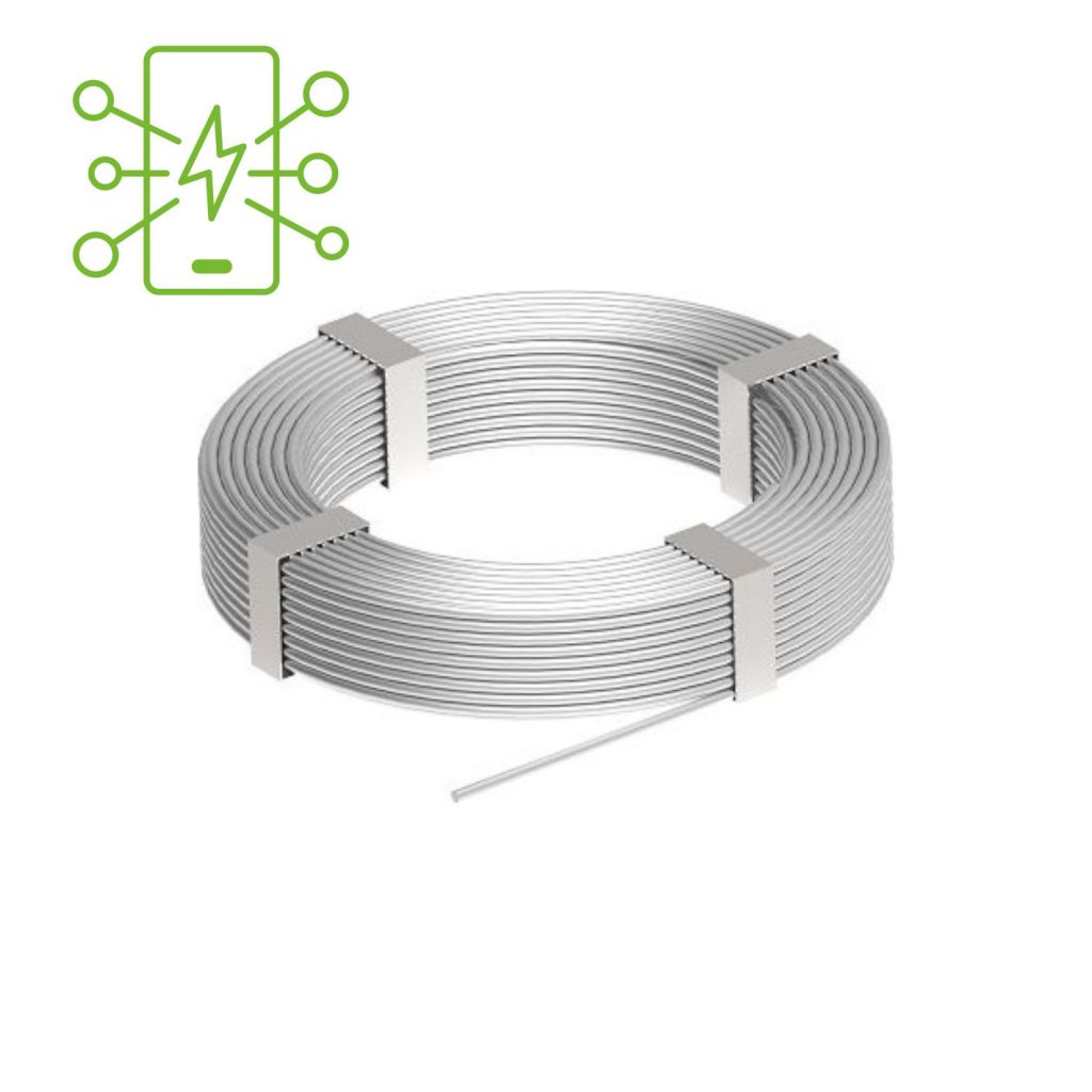 Round conductor/wire for lightning protection