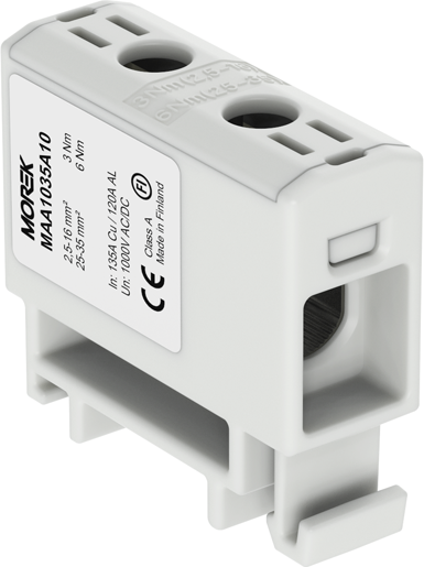 OTL35 spaile pelēka 1XAl/Cu 2,5-35mm² 1000V