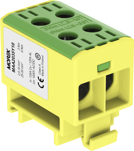 OTL35-2 spaile dzelteni/zaļa 2XAl/Cu 2,5-35mm² 100