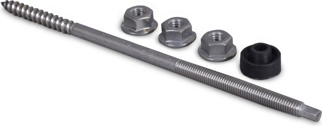Stock screw set (for wood) M10 250 mm