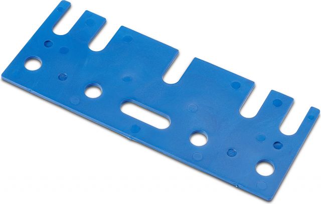 Shim for roof hook PP blue, 2mm