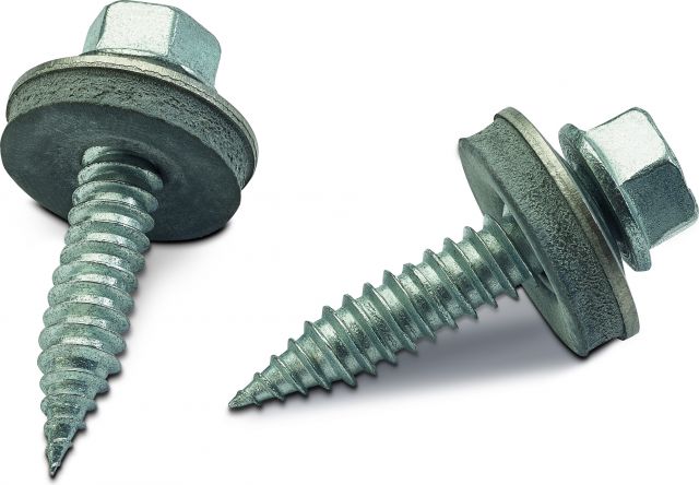 Flat roof mounting screw chip-less 5.5