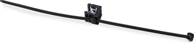 Cable-tie clip for profile flange 1-3 mm