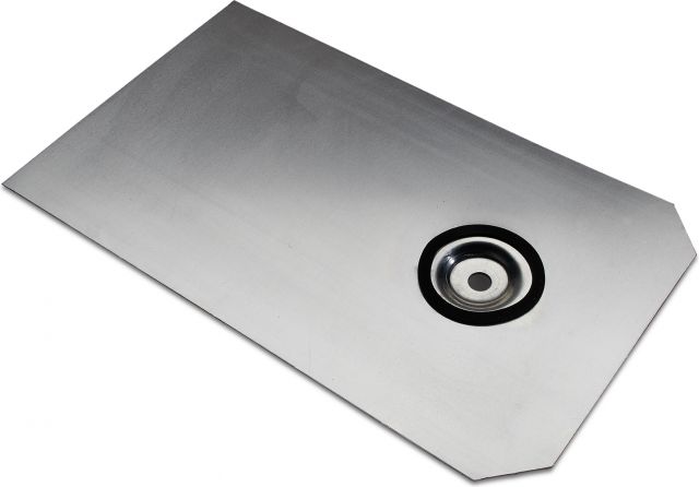 Metal shingle 390x230 mm, with sealing