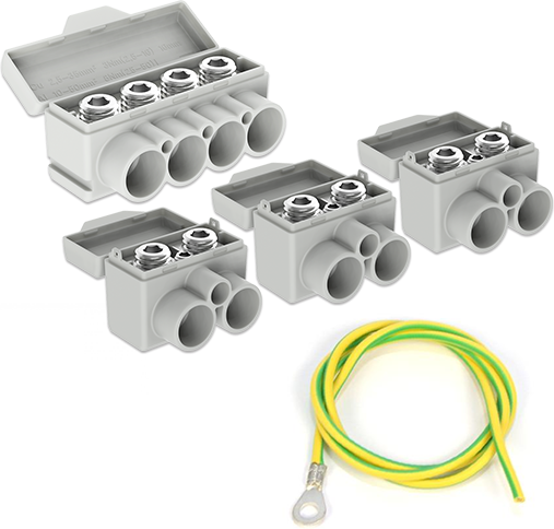 SLT50 Al 10-50/Cu 2.5-35 mm² 1000V apgaismošanas,