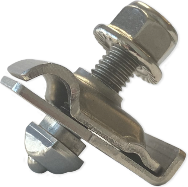 Grounding connector C-N-rail / N-rail