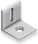 L-adapter N-rail to C-shape roof hook  (VPE50)