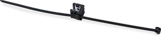 Cable-tie clip for profile flange 1-3 mm