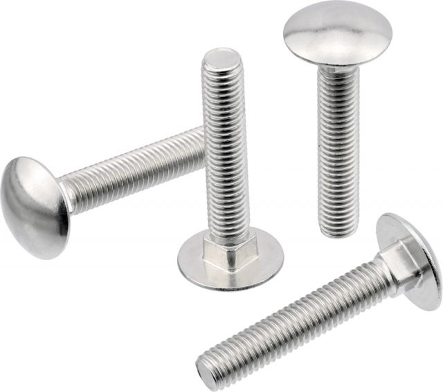 Flachrundschraube ähnl. DIN 603-M12x25 A2 - nied.