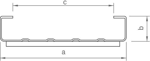 Base trough 150-30 6m