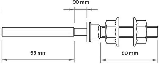 Stock screw set (for steel) 8,0-M10 220