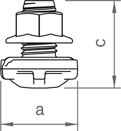 Cross rail connector set C M14