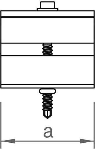 Flat Roof End Clamp (Short side) 30-42mm