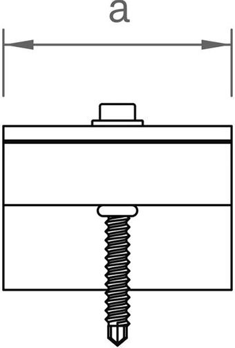 Flat Roof End Clamp 30-42