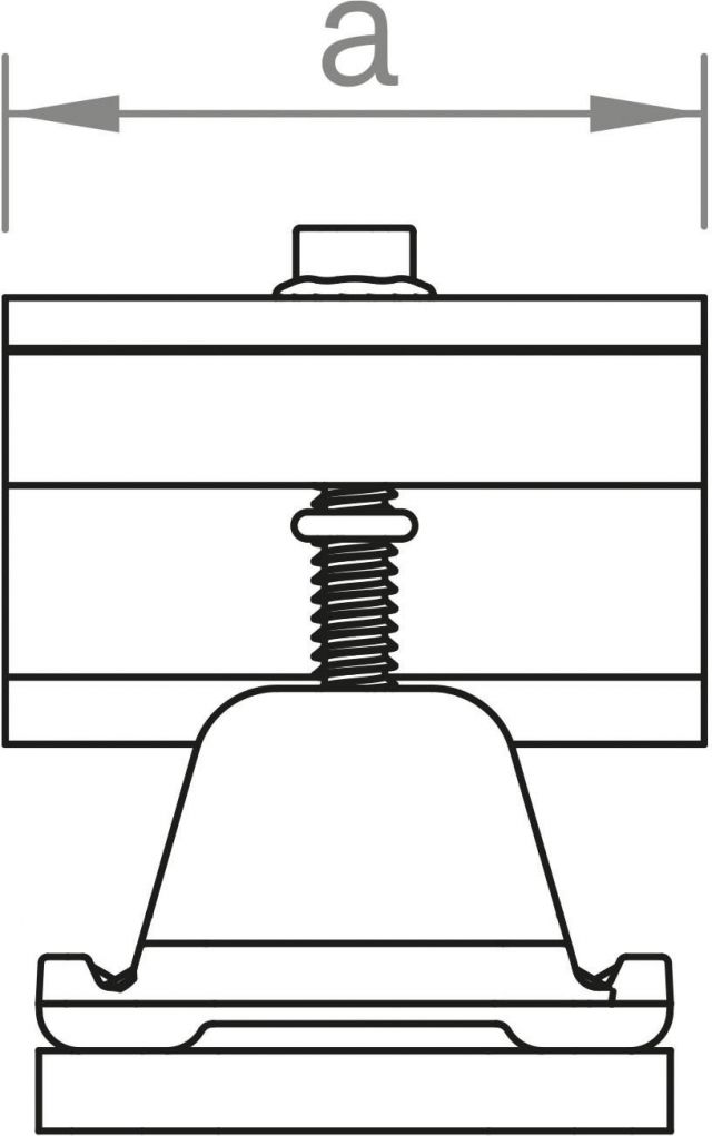 End clamp 30-42 Set C black