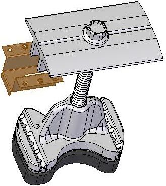 Middle clamp 30-42 Set C