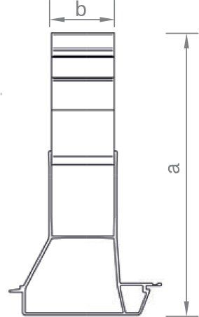 Module support 10°