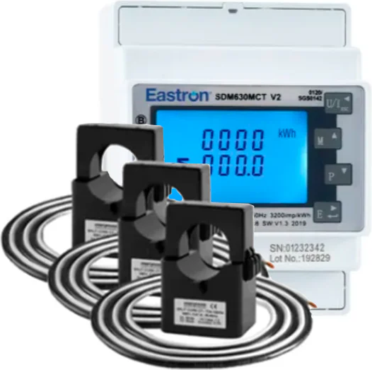 Eastron 3 Phase meter SDM630MCT-V2 - 3CT (120A)