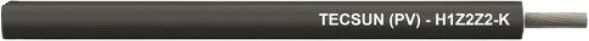 Solārais kabelis TECSUN H1Z2Z2-K 1x6 / black