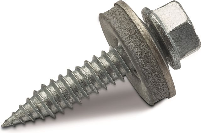 Flat roof mounting screw chip-less 5.5