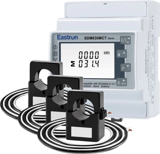 Eastron 3 Phase meter SDM630MCT- 3CT (120A/40mA)