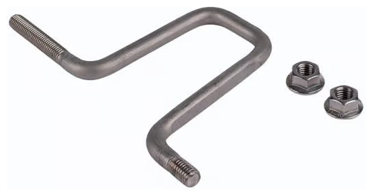 Roofhook with serrated flange nut M10