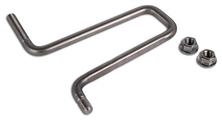 Roofhook M12 long with security flange