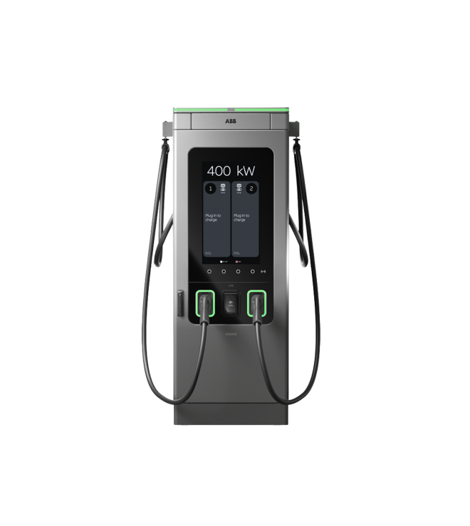 ABB A400 DC Fast-charger, 400kW; 2× CCS2 600 A,