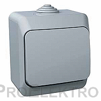 Rocker switch, intermediate (pattern 7), grey