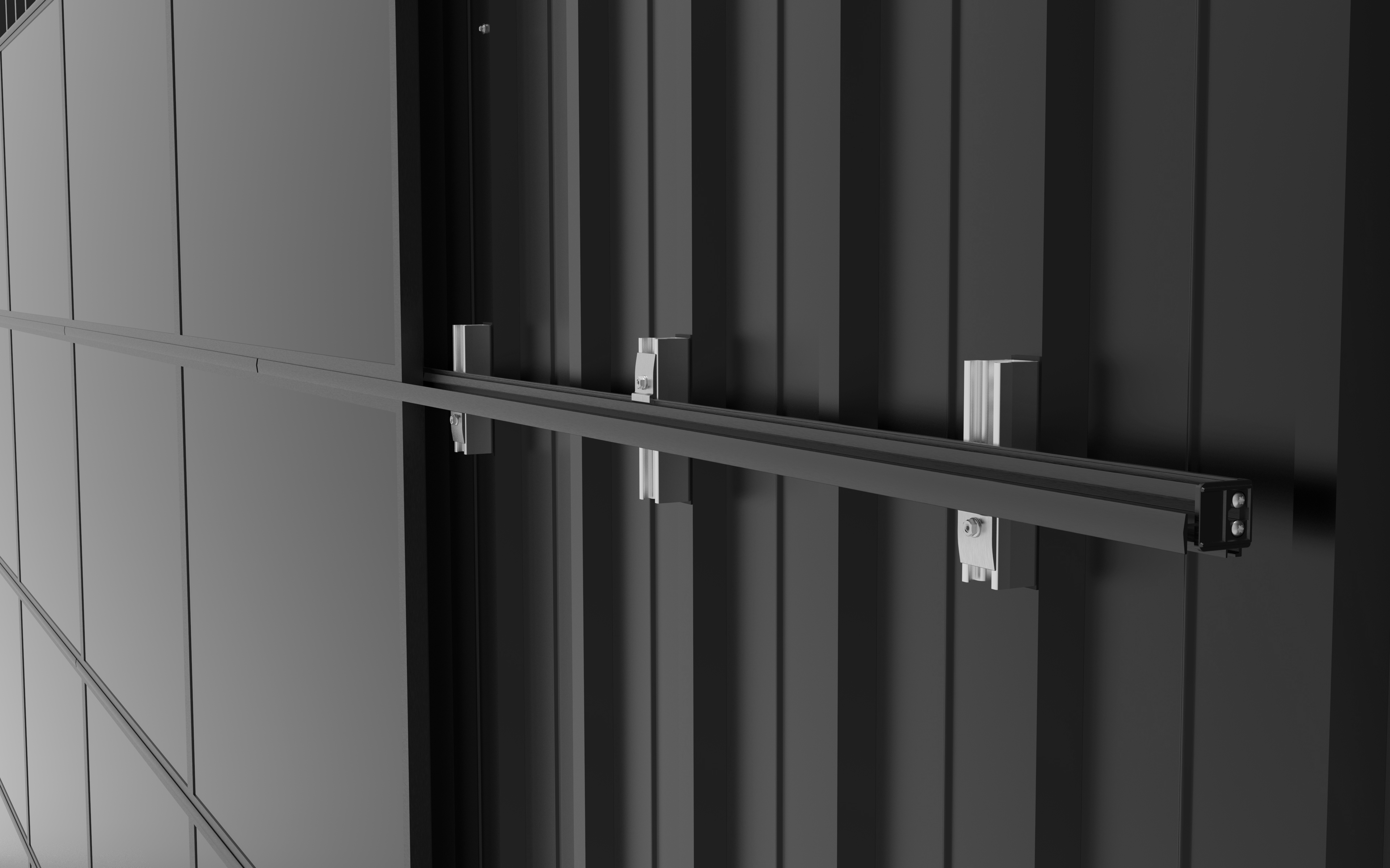 Metal facade – Short profile