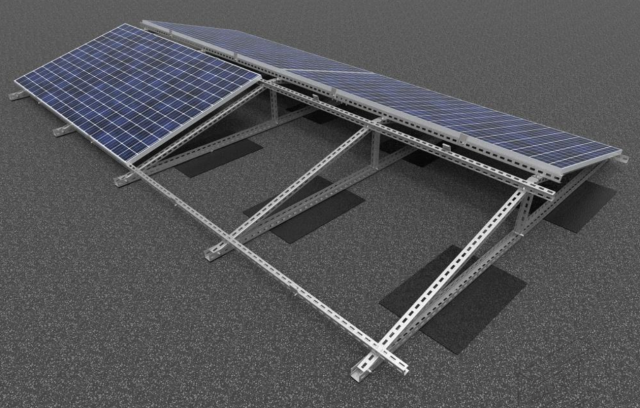 Heated mounting flat roof systems