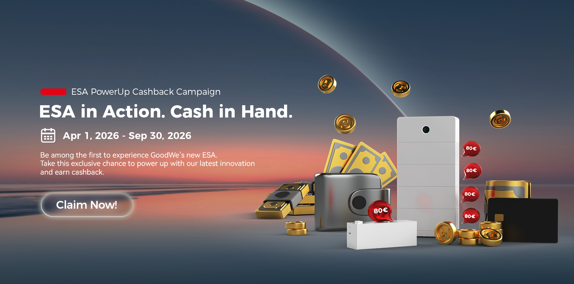 GoodWe ESA PowerUp Cashback Campaign