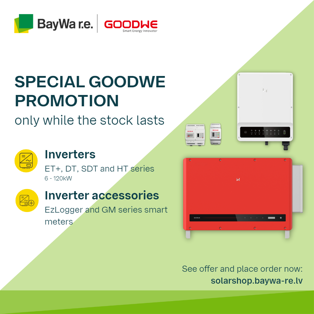 Special offer for GOODWE inverters and accessories