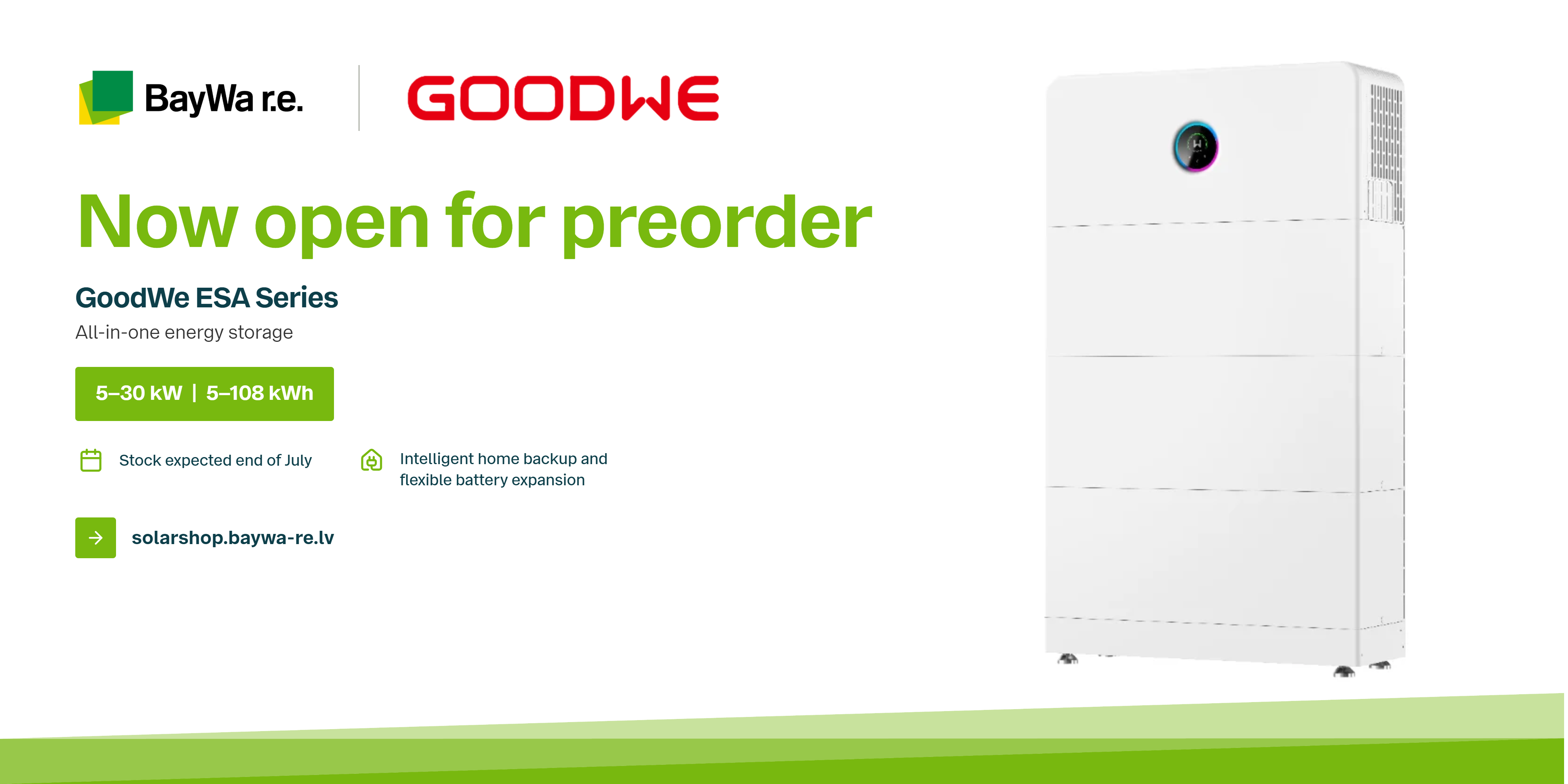 GoodWe ESA all-in-one storage and ET G2 hybrid inverters now open for preorder