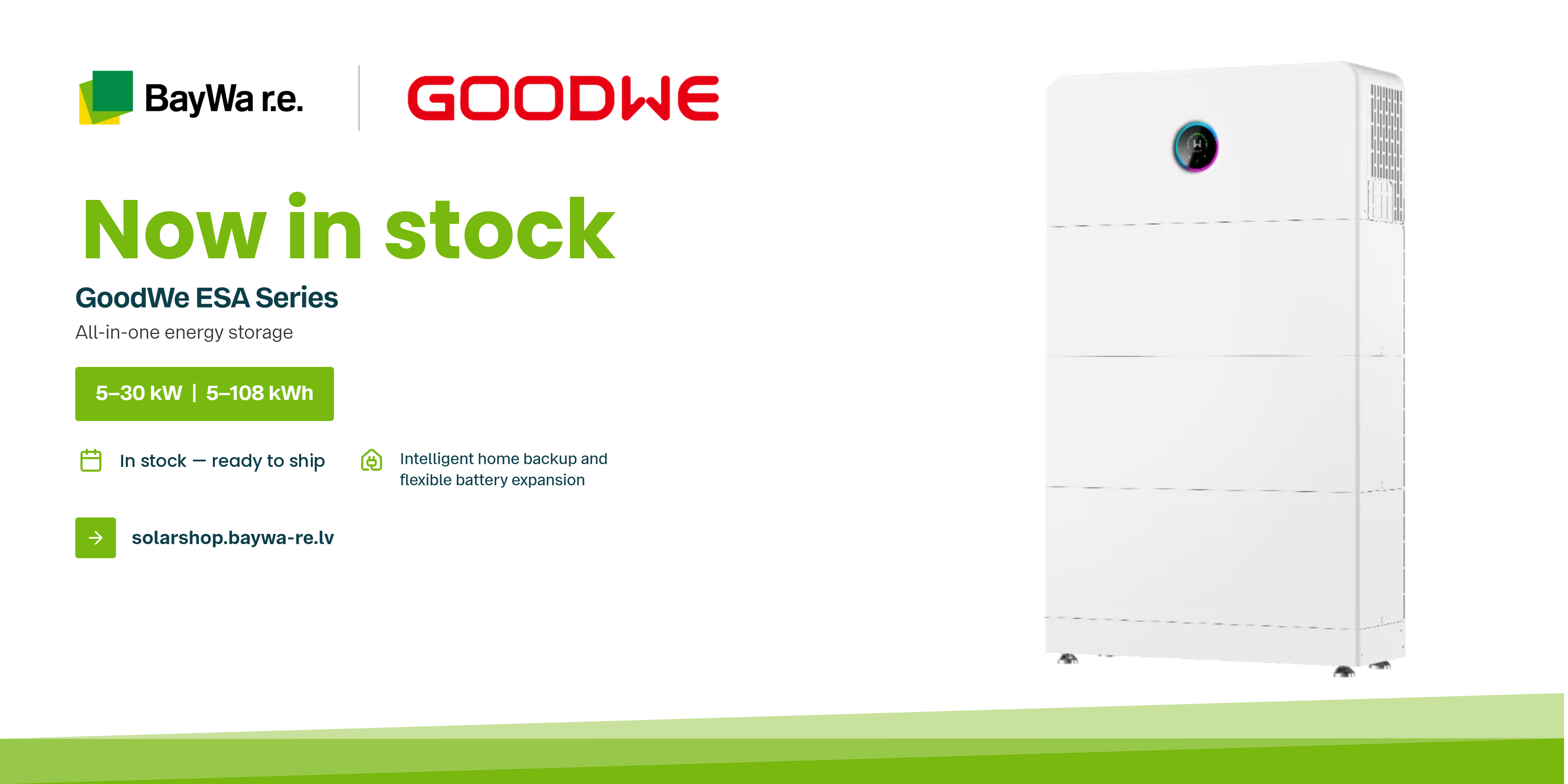 GoodWe ESA and ET G2 in stock