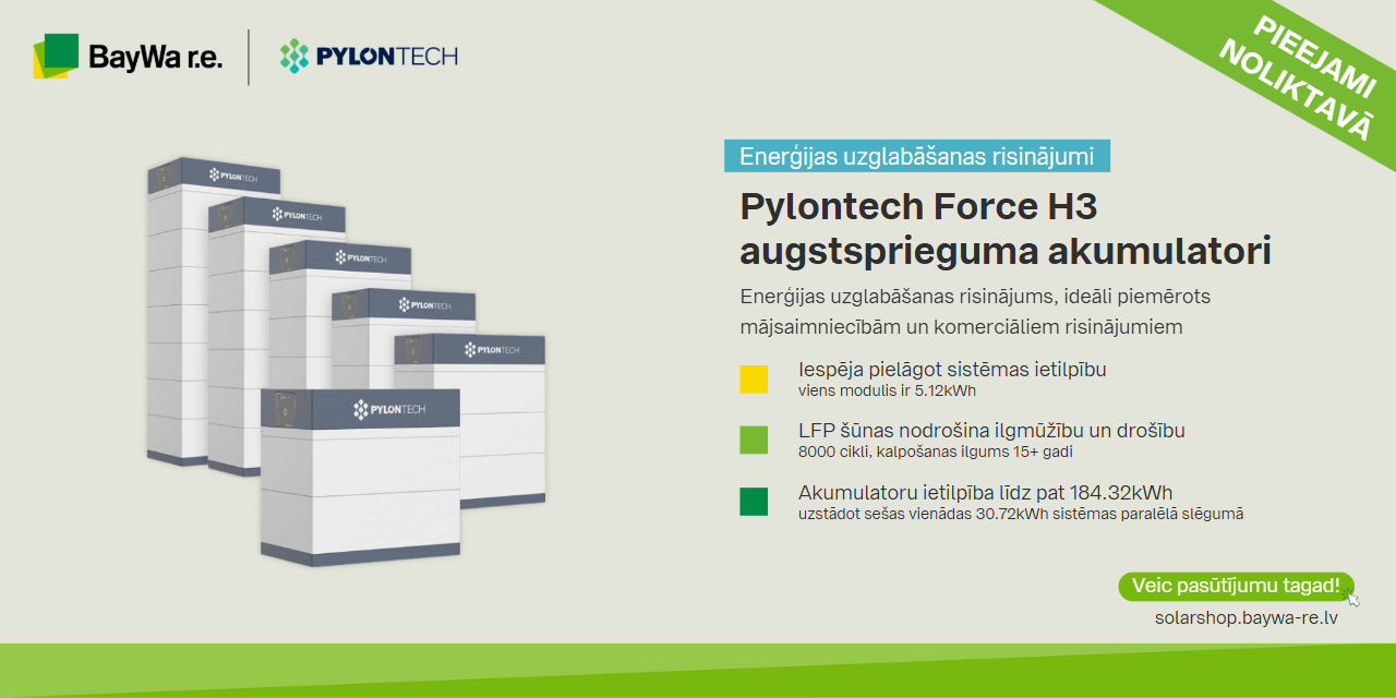 Pylontech Force H3 augstsprieguma akumulatori