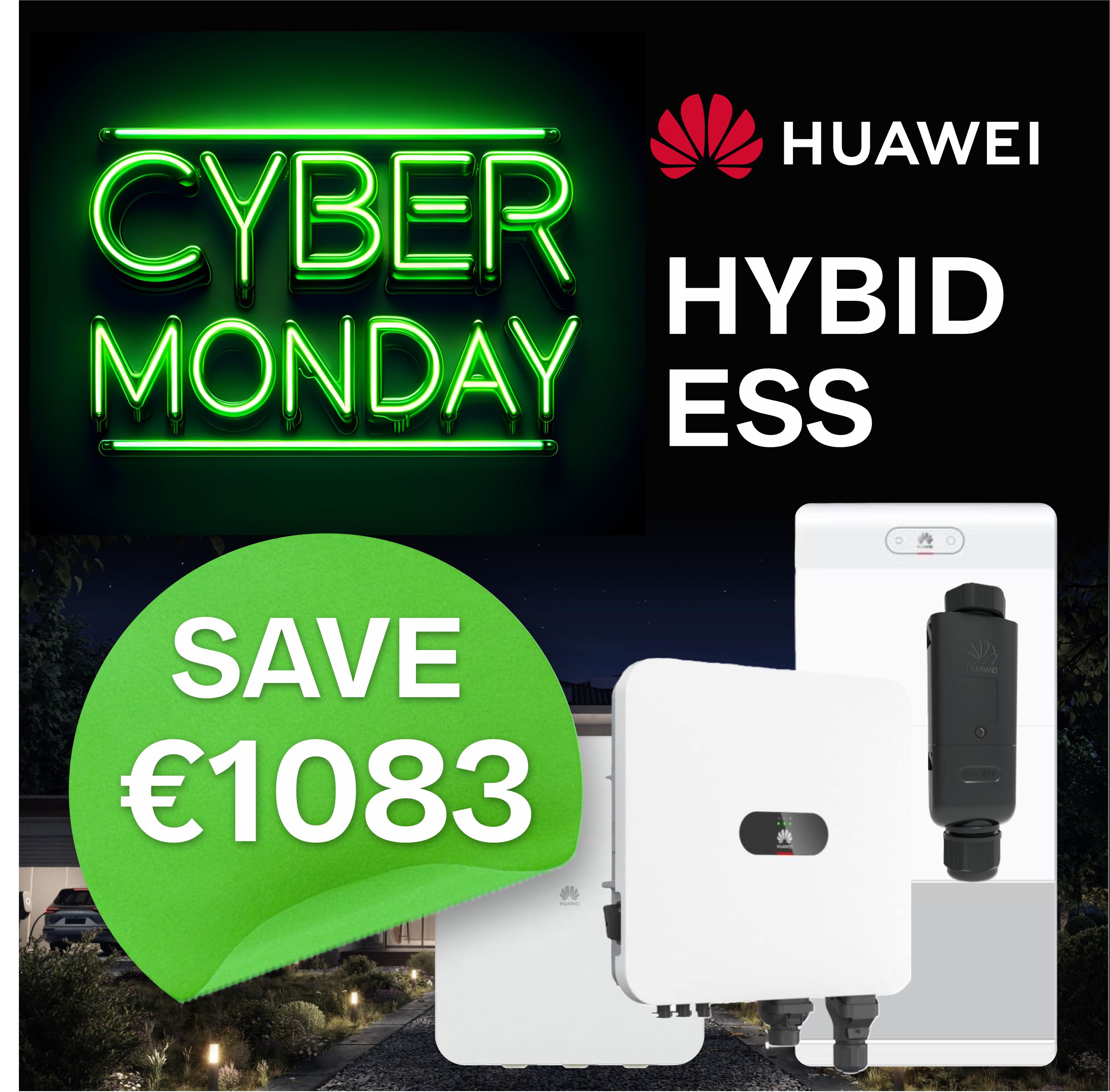 Cyber Monday: Save €1 083.12 – Offer 1–4 December