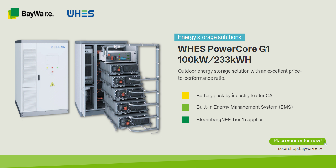 WHES PowerCore G1 100kW/233kWh